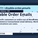 Disable Order Emails