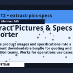 Extract Pictures & Specs Exporter