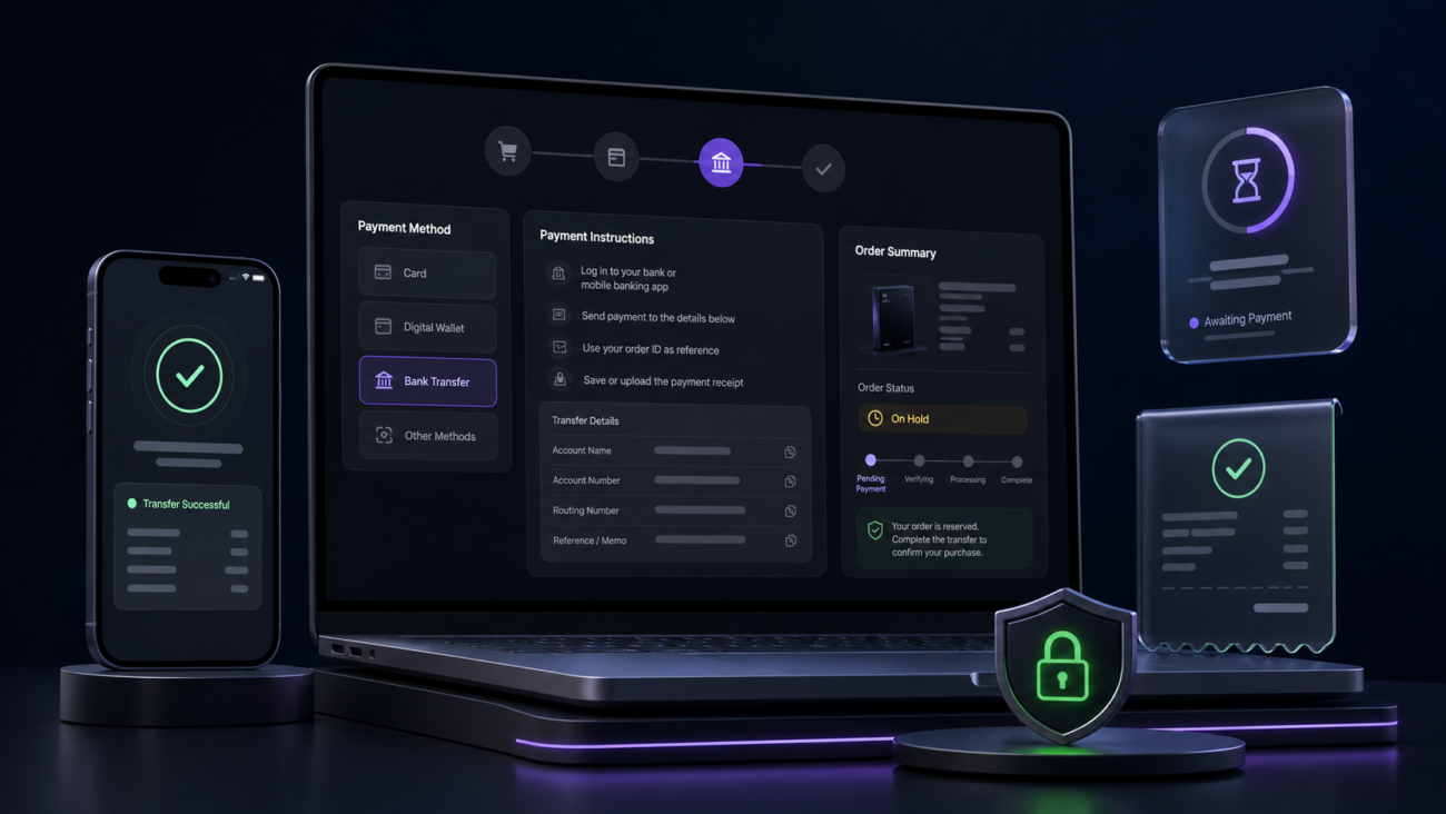 Zelle Payment Gateway product illustration: Add Zelle as an offline WooCommerce payment method with configurable instructions and on-hold order handling.