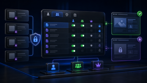 Page Role Access Control product illustration: Choose which roles can access each WordPress page and enforce those rules on the front end.