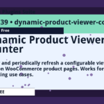 Dynamic Product Viewer Counter