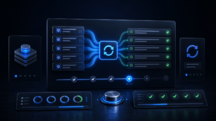Specs-to-List Transformer product illustration: Batch-convert custom product specification blocks into semantic HTML lists with progress reporting, backups, and per-product rollback.