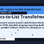 Specs-to-List Transformer