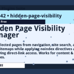 Hidden Page Visibility Manager