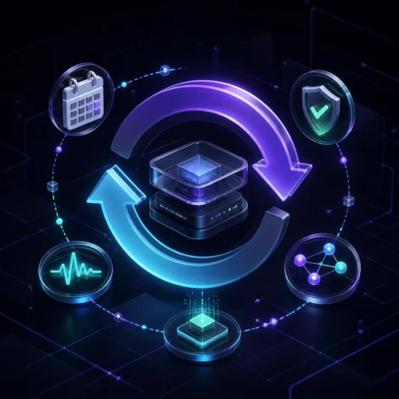 Deluxe Recurring Subscriptions illustration with secure automated renewal cycles and connected commerce workflows